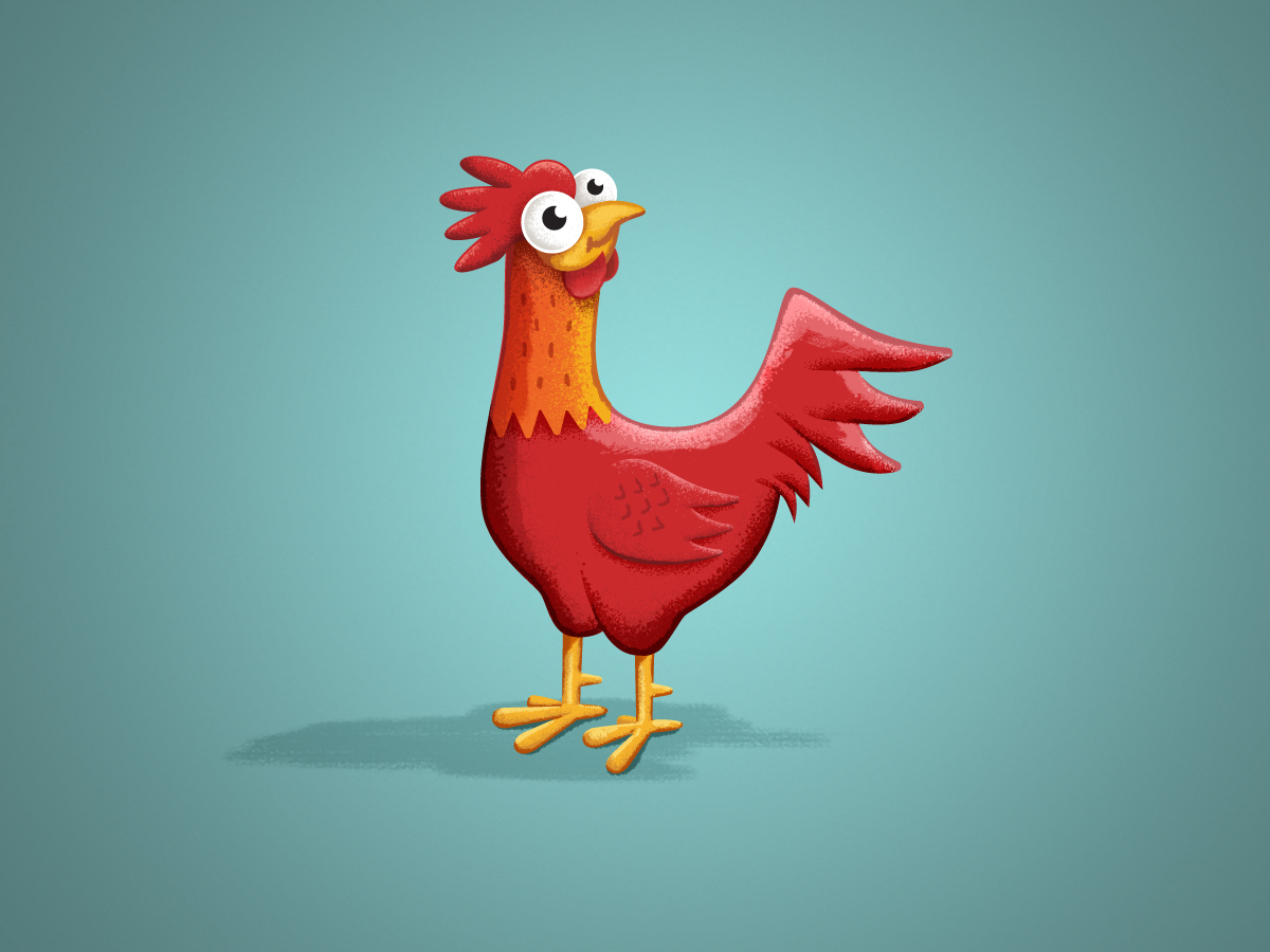 Rooster Character | Mike T. Henderson